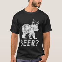 Funny Nerdy Beer Bear Deer Hunter Drinker Pun cade