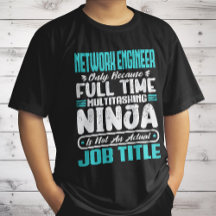 Funny Network Engineer Titre de l'emploi Compétenc