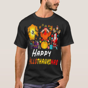 T-shirt Funny Noël d'Halloween de Thanksgiving