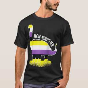 T-shirt Funny Non Binosaur Enby Genderqueer Non Binary