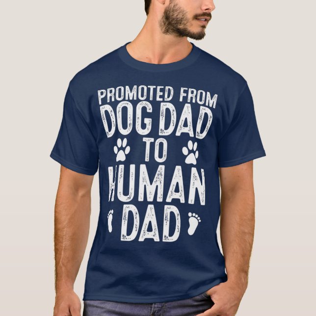 T-shirt Funny Nouveau papa fait la promotion de Chien Papa (Devant)