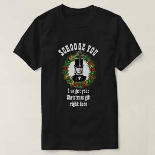 T-shirt Funny Novelty Noël Mode SCROOGE VOUS