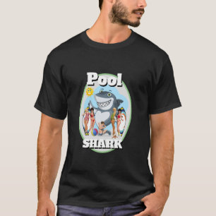 T-shirt Funny Novelty POOL SHARK Billard 8 Ball