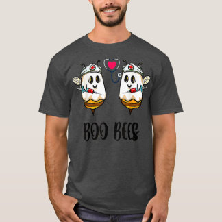 T-shirt Funny Nurse Boo Bees Boo Crew Vintage Halloween