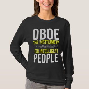 T-shirt Funny Oboe Player Humour de musiciens intelligents