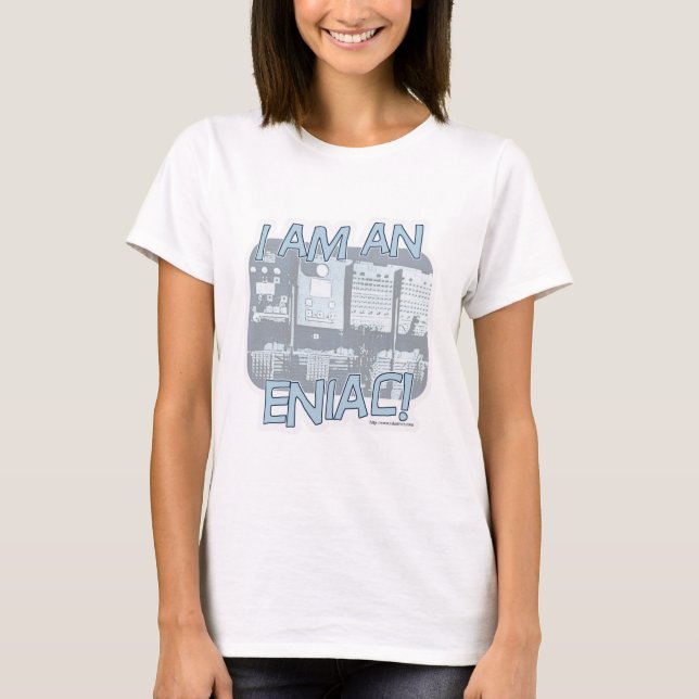 T-shirt Funny Obscure Eniac Computer Référence (Devant)