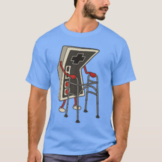 T-shirt Funny Old Gamer Gaming Retro 80s 90s Video Game Ol