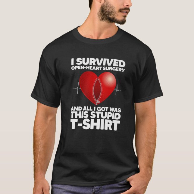 T-shirt Funny Open Heart Chirurgie Art Pour Hommes Femmes  (Devant)