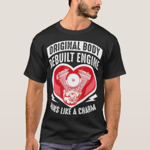 T-shirt Funny Open Heart Chirurgie Cadeau Patient de récup