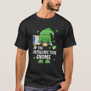 T-shirt Funny Ophtalmique Tech Gnome Optométriste St Patri