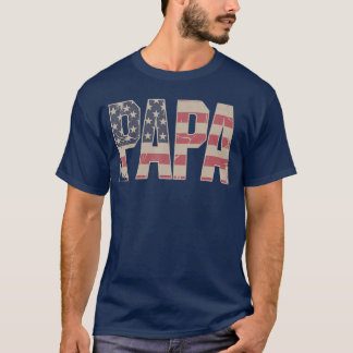 T-shirt Funny Papa Art for Grandpa from Grandkids Fathers 