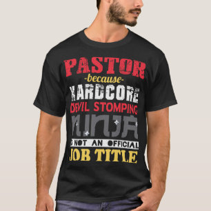 T-shirt Funny PASTOR Job Title Cadeau