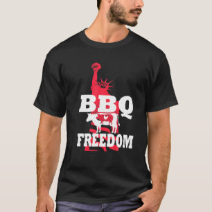 T-shirt Funny Patriotic Grillades Accessoires Barbecue Gra