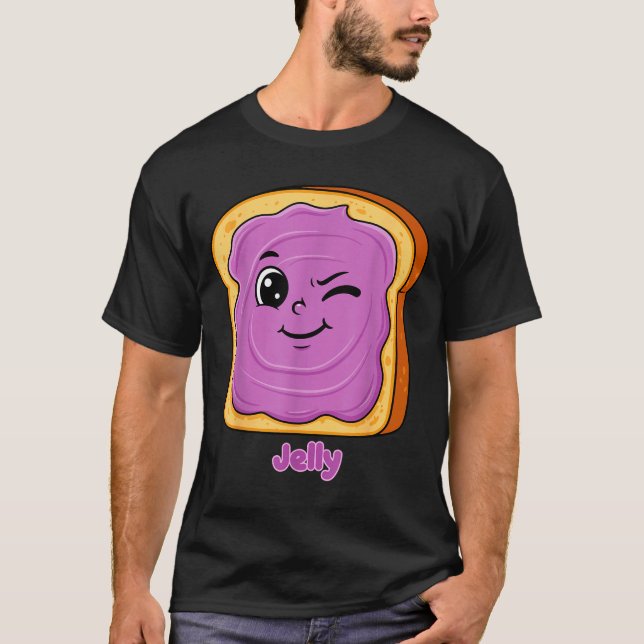 T-shirt Funny Peanut Butter-jelly Friends Cute Food Matchi (Devant)
