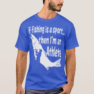 T-shirt Funny Pêcheur Sport Hobby Bateau