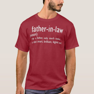 T-shirt Funny Père en droit Définition Fête des pères Cade