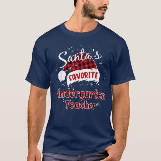 T-shirt Funny Père Noël Favori jardin d'enfants enseignant