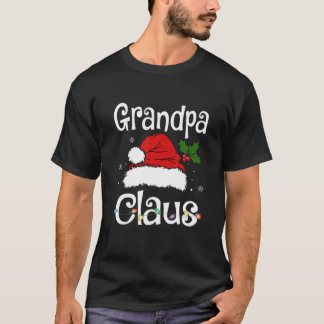 T-shirt Funny Père Noël Grand-pa Claus Christmas Matching 