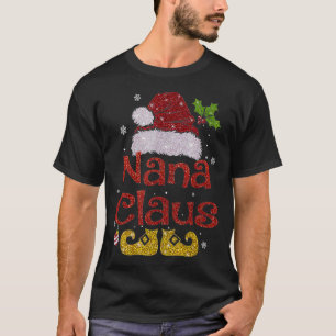 T-shirt Funny Père Noël Nana Claus Cadeaux de famille de