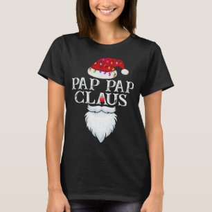 T-shirt Funny Père Noël Pap Pap Claus Christmas Matching F