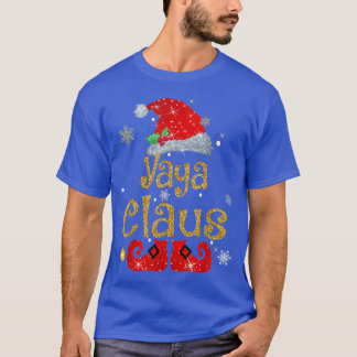 T-shirt Funny Père Noël Yaya Claus Famille de jumelage de
