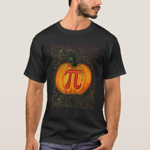 T-shirt Funny Pi Day Citrouille Pie Boys Girls Science Mat