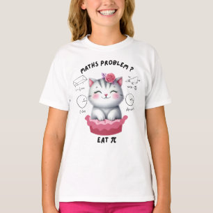 T-shirt Funny Pi day - Le problème des maths manger pi
