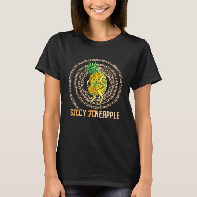 T-shirt Funny Pi Day Shirt Spiral Pi Number Maths Science  (Devant)