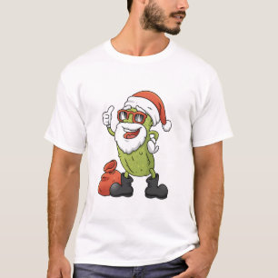 T-shirt Funny Pickle Santa Claus