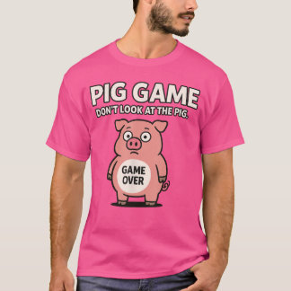 T-shirt Funny Pig Game vintage