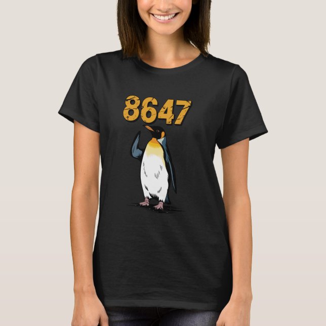 T-shirt Funny Pinguin 8647 (Devant)