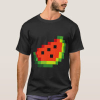 Funny Pixel Watermelon - Retro 8 - Bit Arcade Game