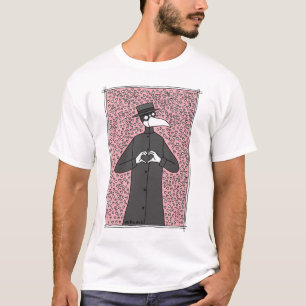 T-shirt Funny Plague Doctor love Pastel Goth Déplaisant Cu