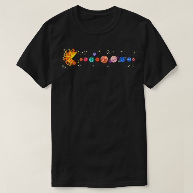 T-shirt Funny Planet Astronomie Enseignant Science Spac (Design devant)