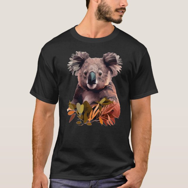 T-shirt Funny plump Koala Bear (Devant)