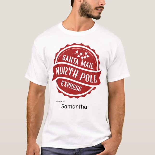 T-shirt Funny pôle nord moderne (Devant)