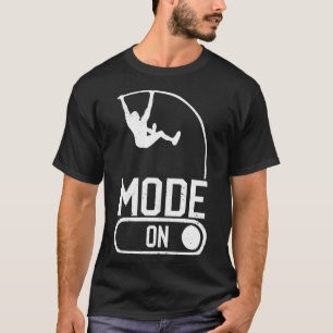 T-shirt Funny Pole Vault Pole Vaulting U Mode On