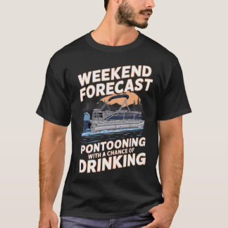 T-shirt Funny Pontoon Captain Art For Men Women Pontoon Bo