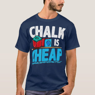 T-shirt Funny Pool Hall Billard Snooker Chalk Est Bon Marc