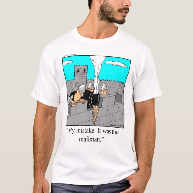 T-shirt Funny Postal Mailman (Devant)