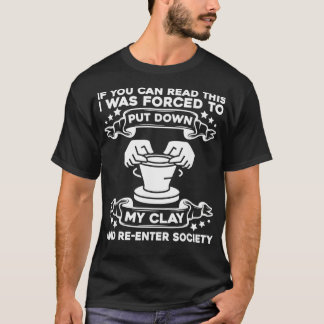 T-shirt Funny Pottery Maker Céramique Potter Potter 