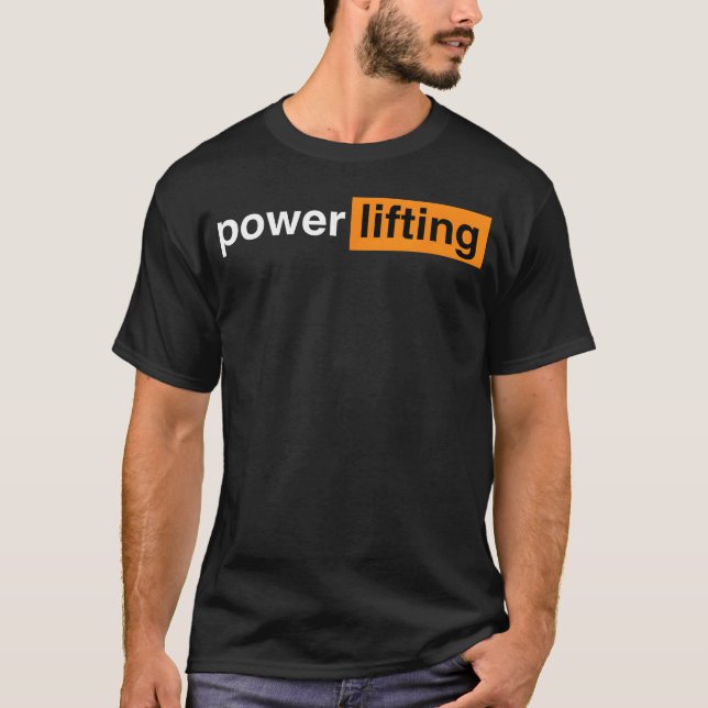 T-shirt Funny Powerlifting Sports Gift funny (Devant)