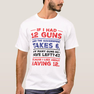 T-shirt Funny Pro Gun deuxième cadeau de modification