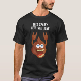 T-shirt Funny Professional Sparky Electrician Construction