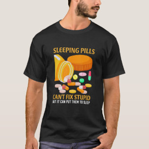 T-shirt Funny Pun Technicien en pharmacie Distributeur loc