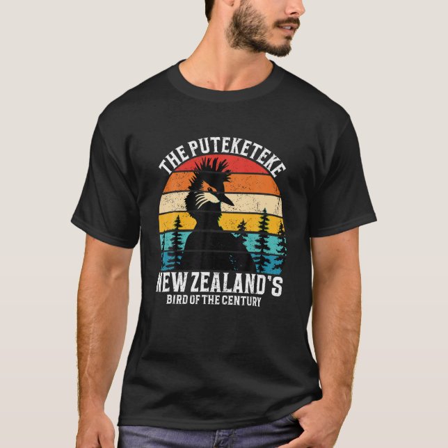 T-shirt Funny Puteketeke L'oiseau du siècle de la Nouvelle (Devant)