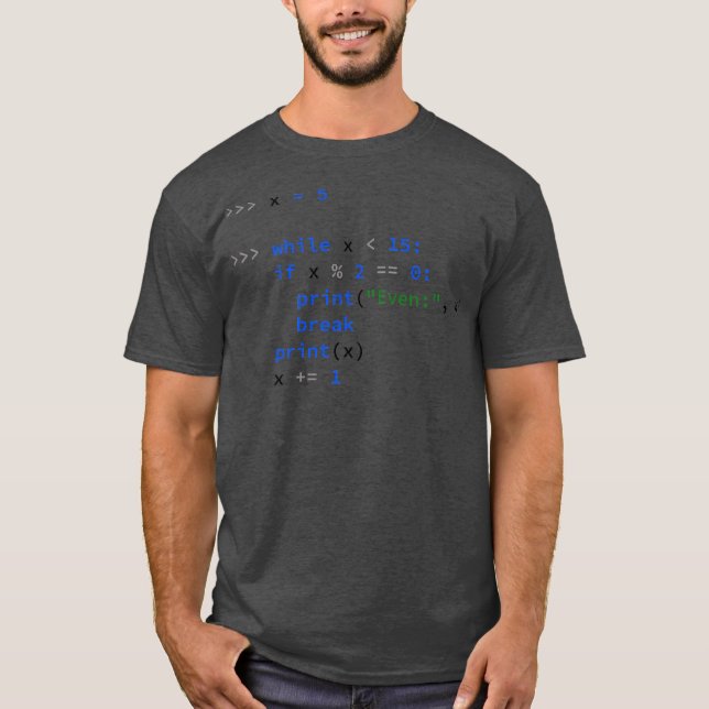 T-shirt Funny Python Coding Papa Python Code Père Cadeau  (Devant)