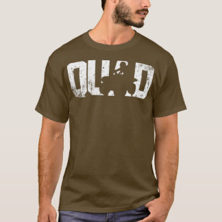 T-shirt Funny Quad Retro Quad Riding Quatre roues VTT pour