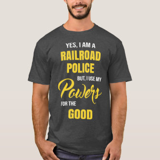T-shirt Funny Railroad Police