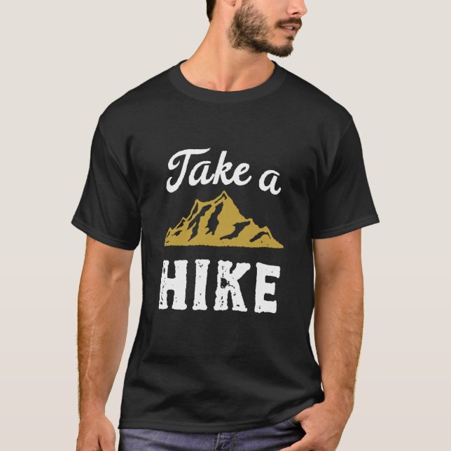 T-shirt Funny Randonnée Pun Hiker Faire une randonnée Vint (Devant)